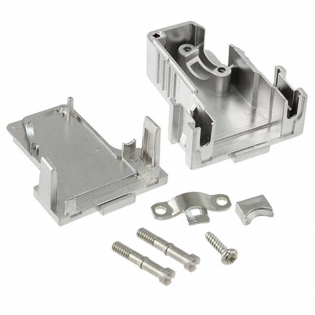 165X13519X Conec  Capots de connecteurs D-Sub en forme de D